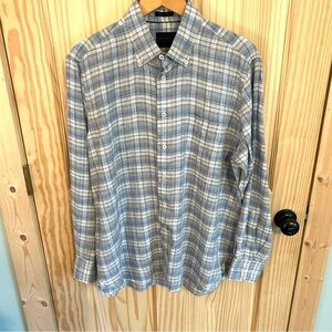 Calder Carmel Linen Limited Edition Button Down Shirt. Size Large.